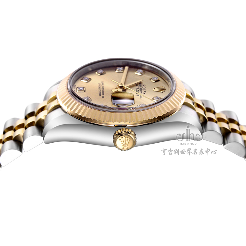 劳力士蚝式恒动机械女款279173-63343G香槟色